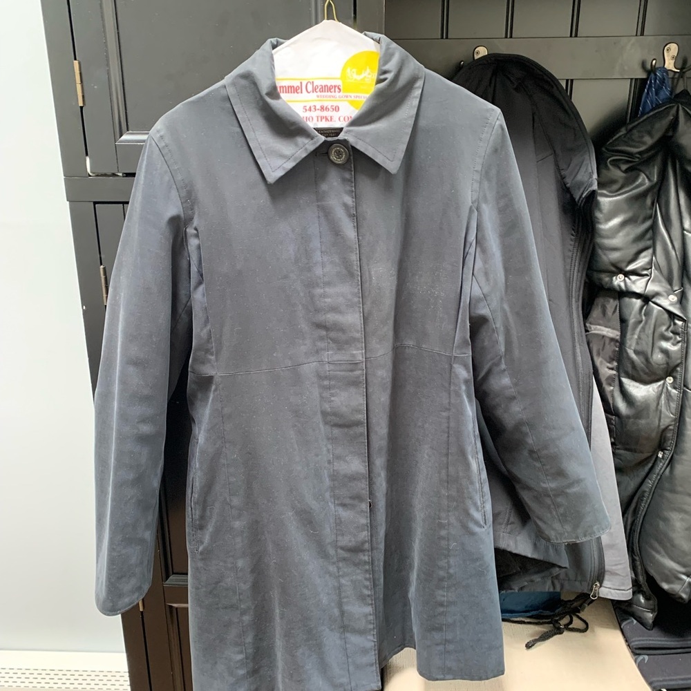 Coach Gray Trench Coat with Tailored Fit